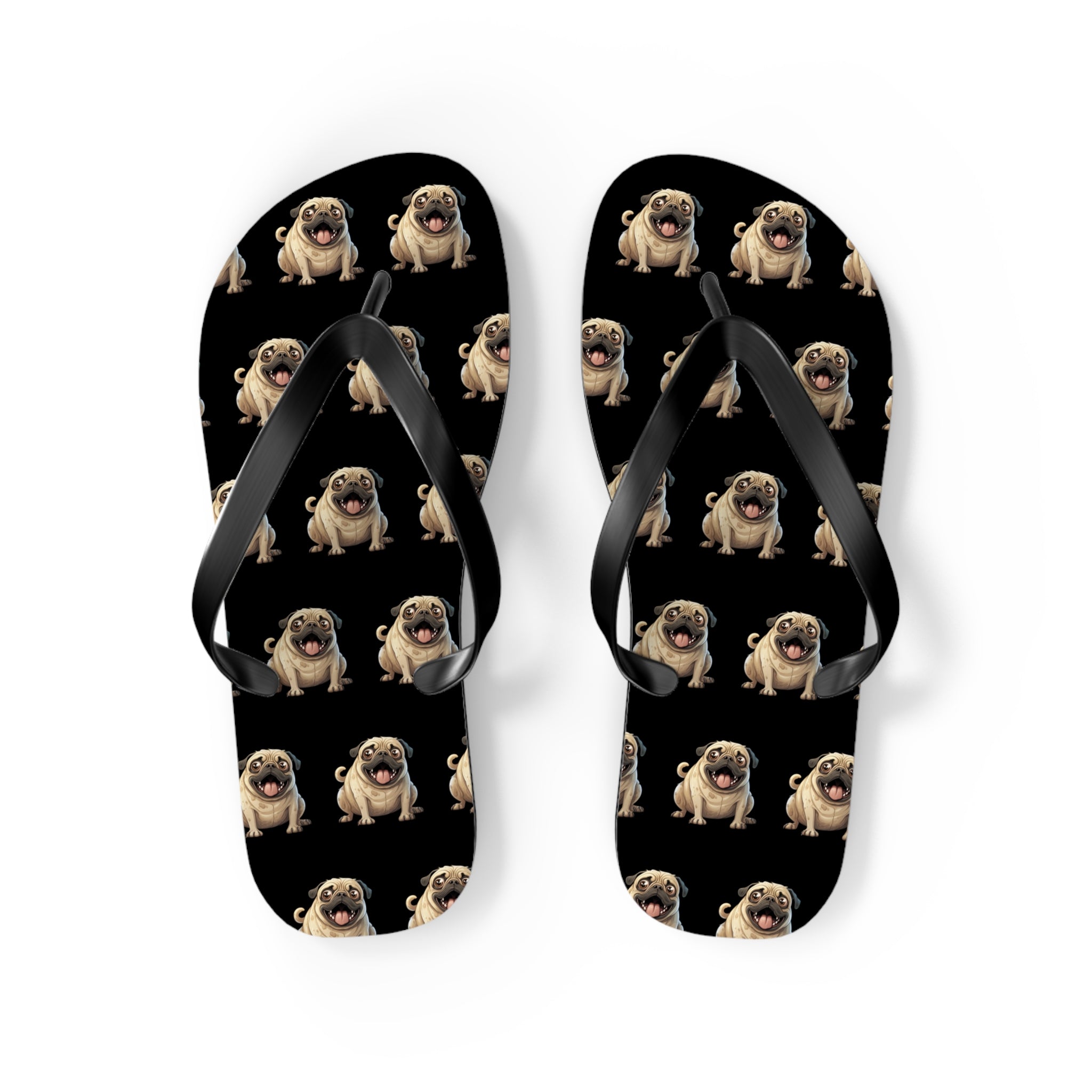 Laughing Pug, Flip Flops