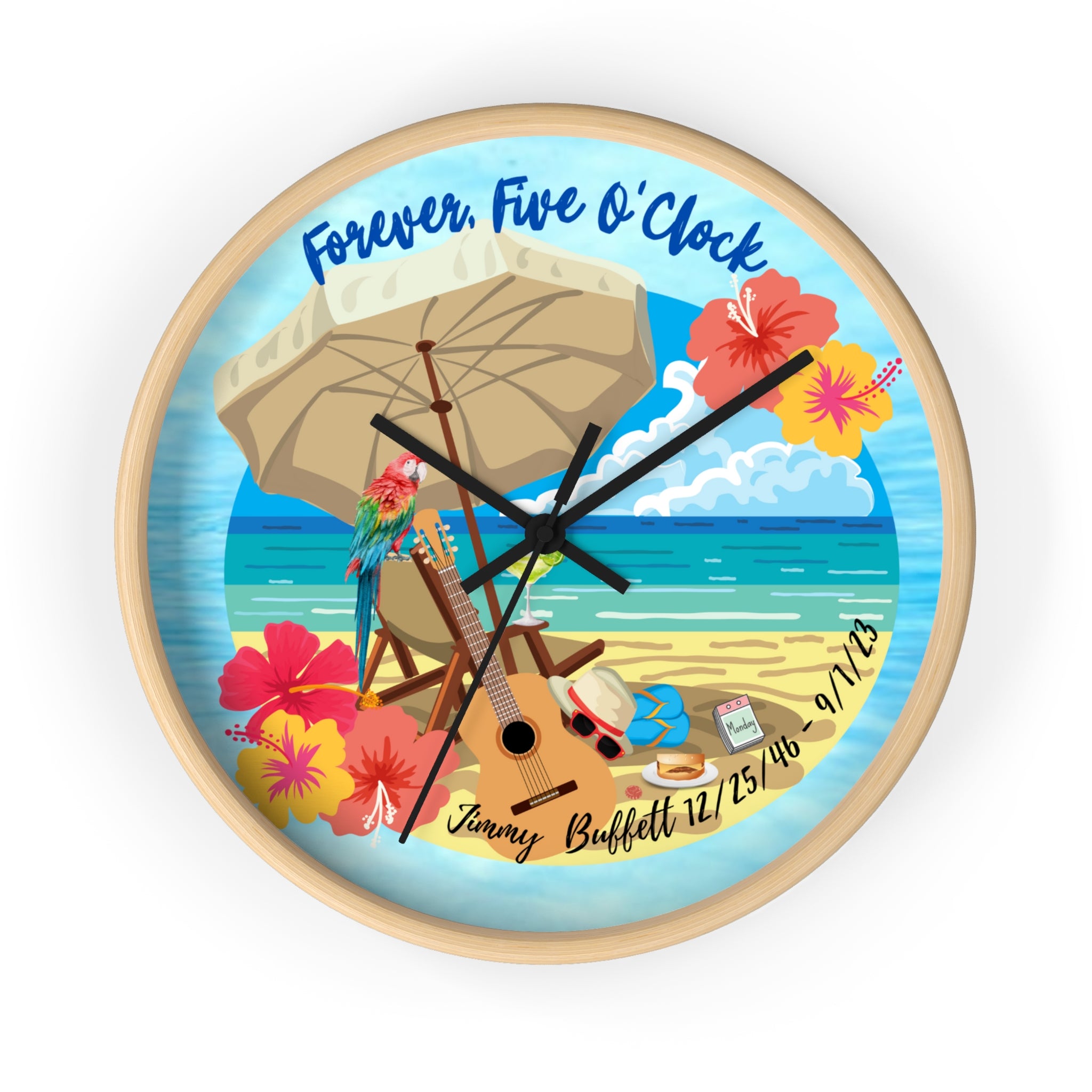 Jimmy Buffett, Forever Five O'Clock, Wall Clock