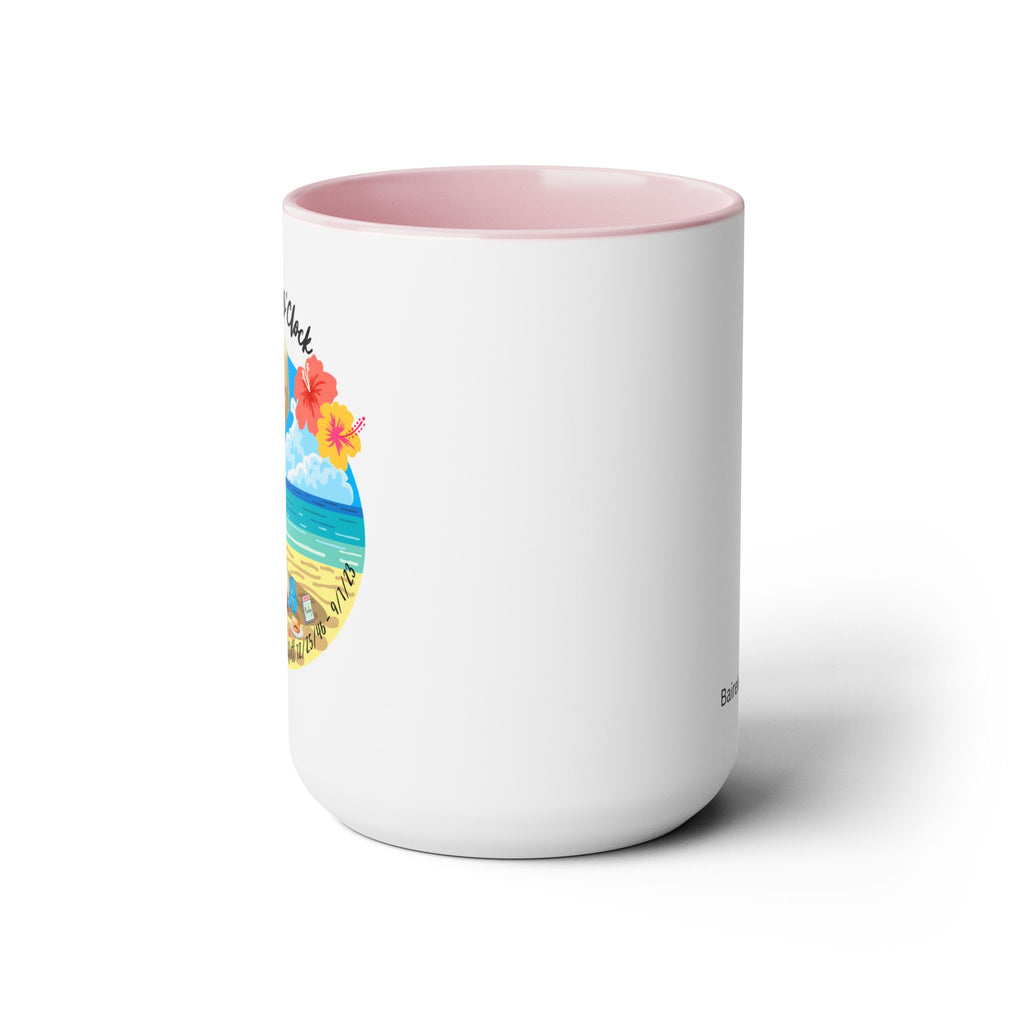 Jimmy Buffett, Forever Five O'Clock. Two-Tone Coffee Mugs, 15oz