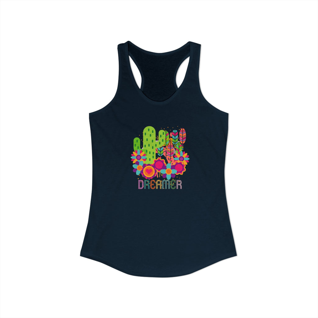 Cactus Dreamer, Women's Racerback Tank