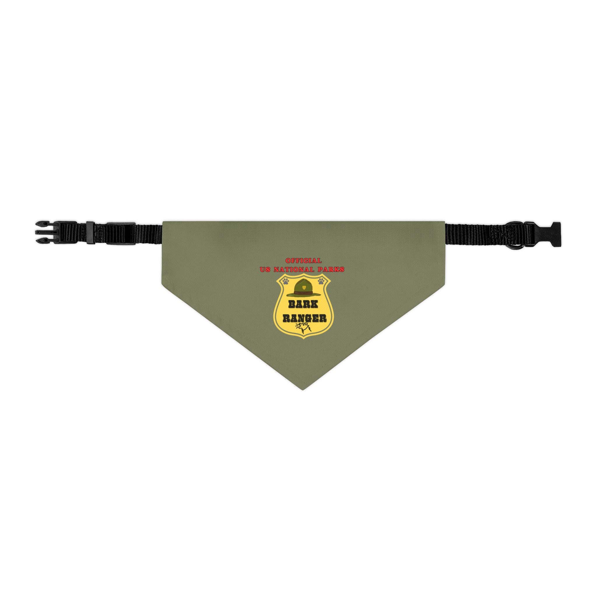 Bark Ranger Pet Bandana with Collar