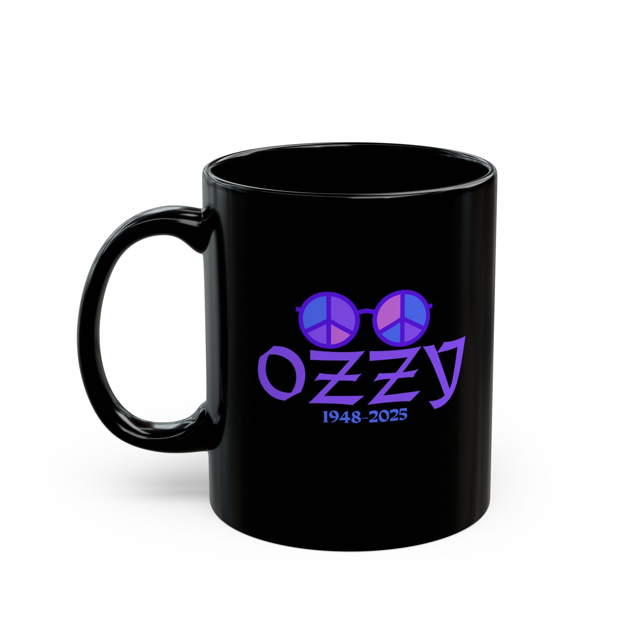 Ceramic Mug, Ozzy Commemorative Black Sabb Osbourne Mug, Gift for Music Fans, 11oz 15oz Coffee Cup, Rock Metal Music Lover, Heavy Metal Fan