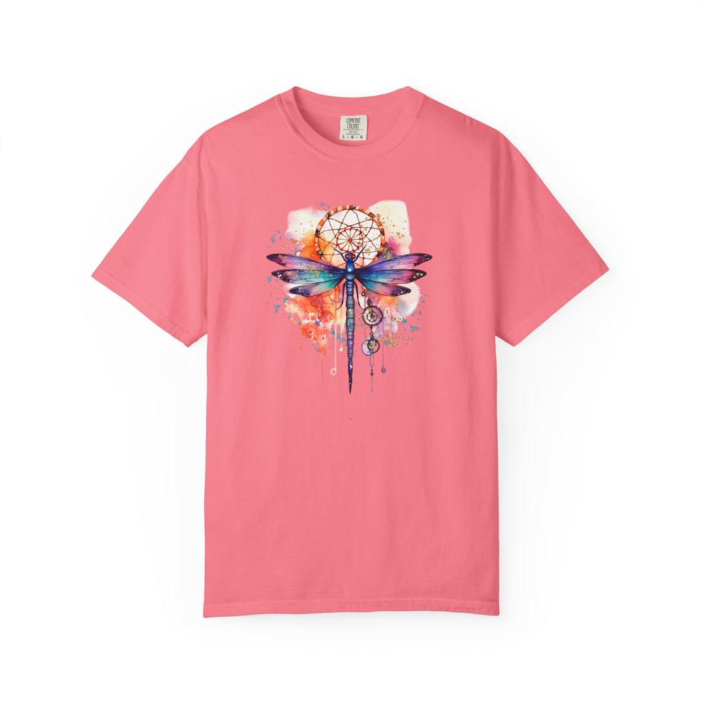 Rainbow Dragonfly Dreamcatcher T-Shirt for Men and Women