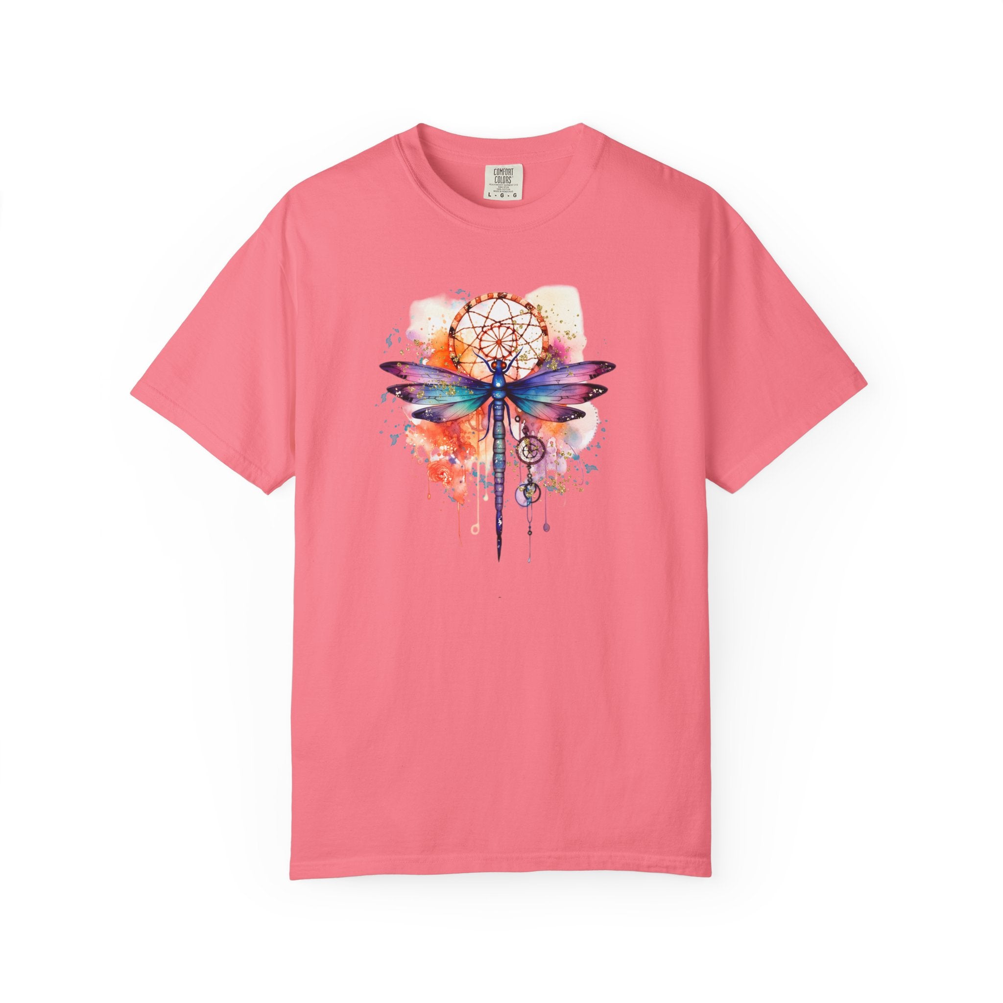 Rainbow Dragonfly Dreamcatcher T-Shirt for Men and Women