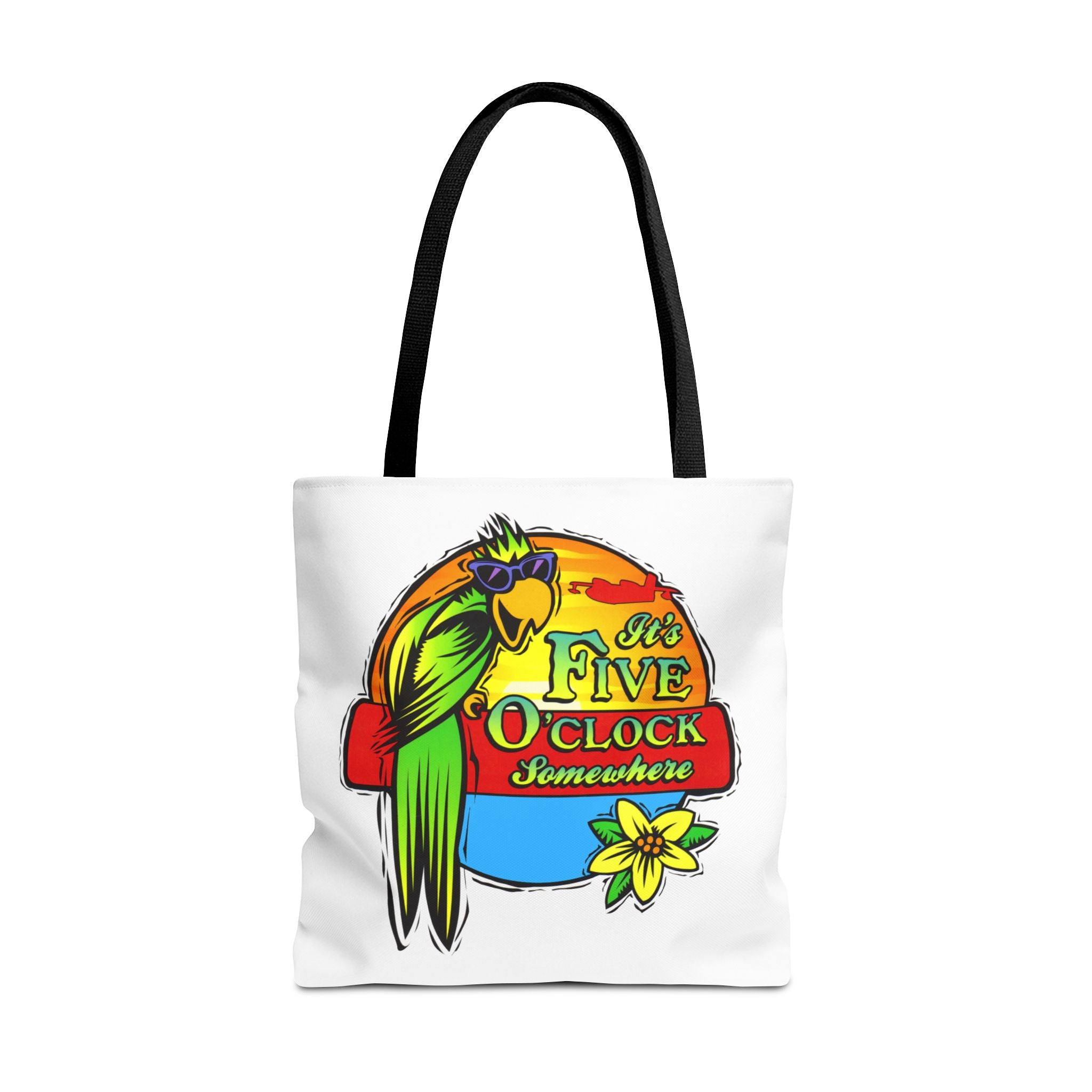 It's Five O'Clock Somewhere Tote Bag, Jimmy Buffett Tote Bag, 3 Sizes