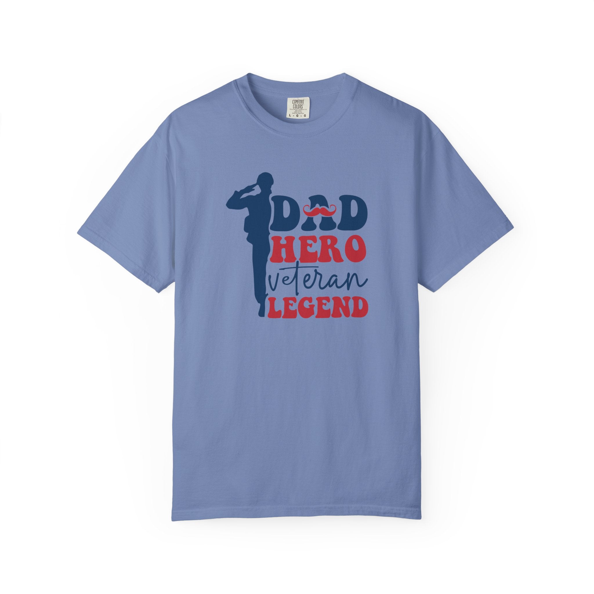Dad Hero Veteran Legend T-Shirt, Father's Day Gift, Patriotic Shirt, Military Dad Tee, Family Man Top