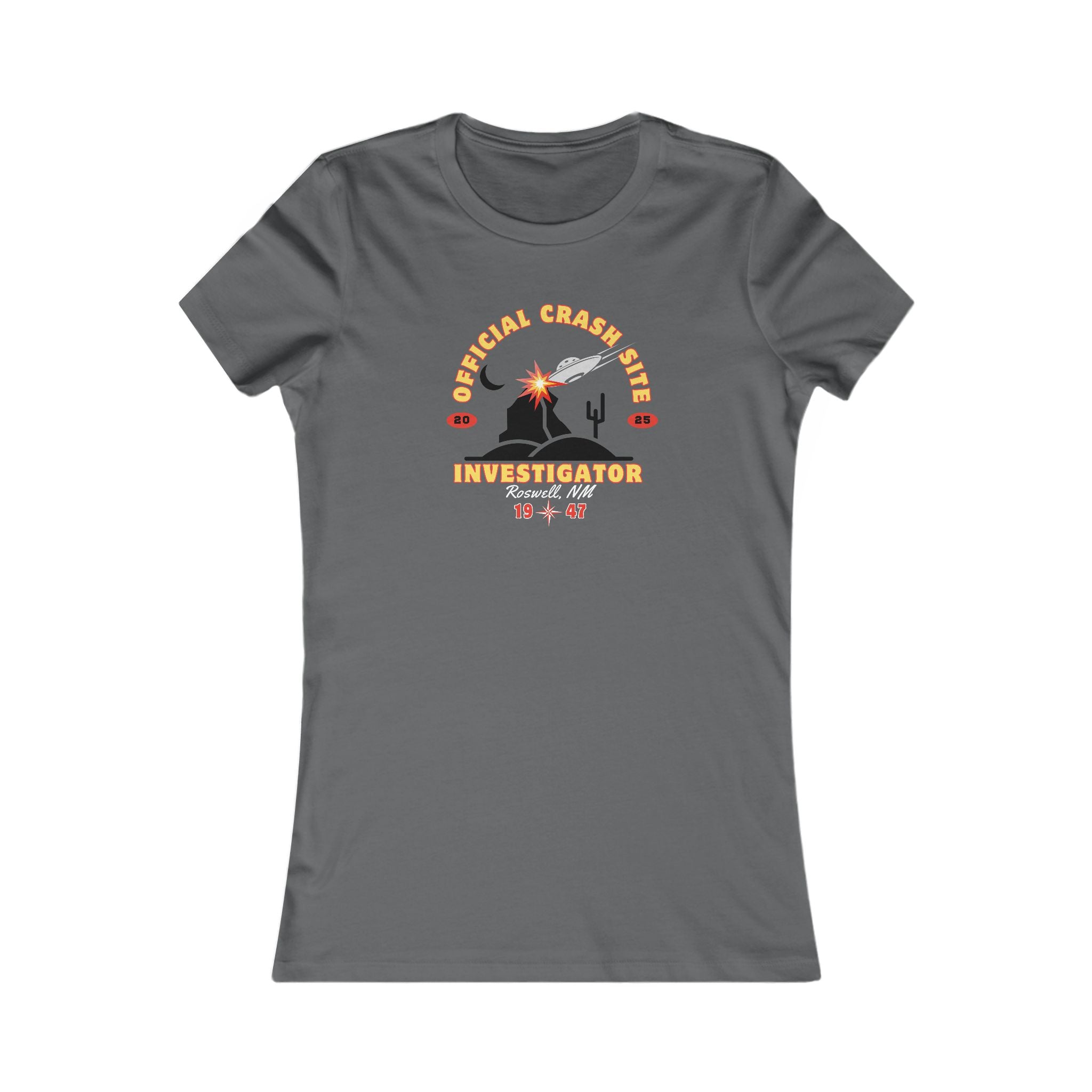 UFO Crash Investigator Tee, Alien Conspiracy Theory Shirt, Area 51 Women's Top, X-Files Fan Gift, Roswell UFO Sightings T-Shirt, Space
