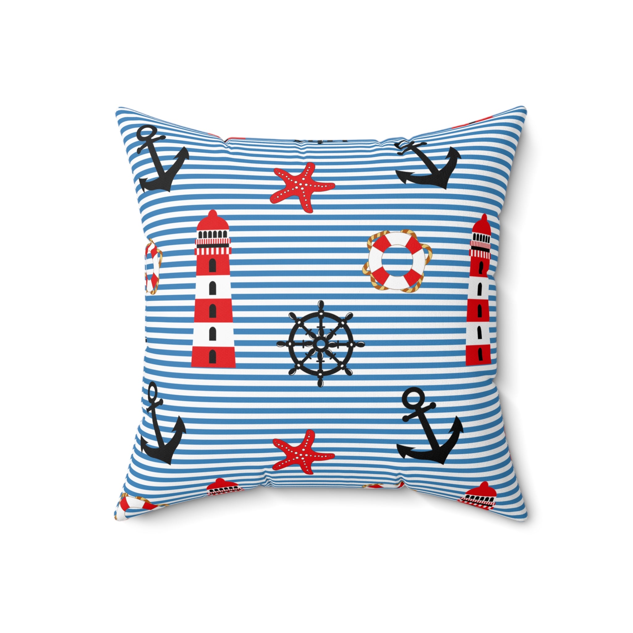 Nautical Throw Pillow