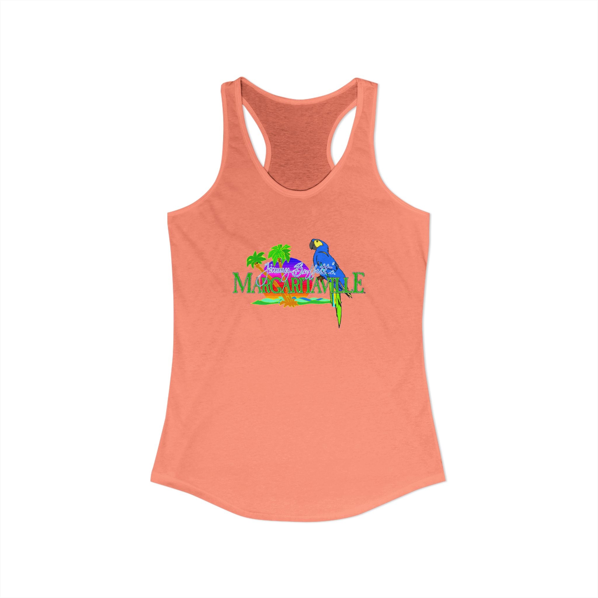 Margaritaville Racerback Tank Top - Paradise Vibe, Summer Essentials, Beachwear, Vacation Outfit, Resort Wear