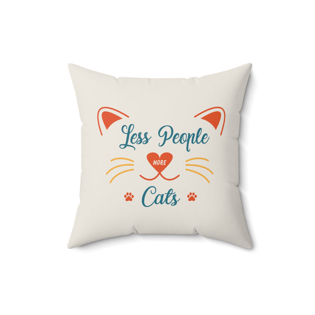 2 in 1, More Dogs/More Cats, Throw Pillow