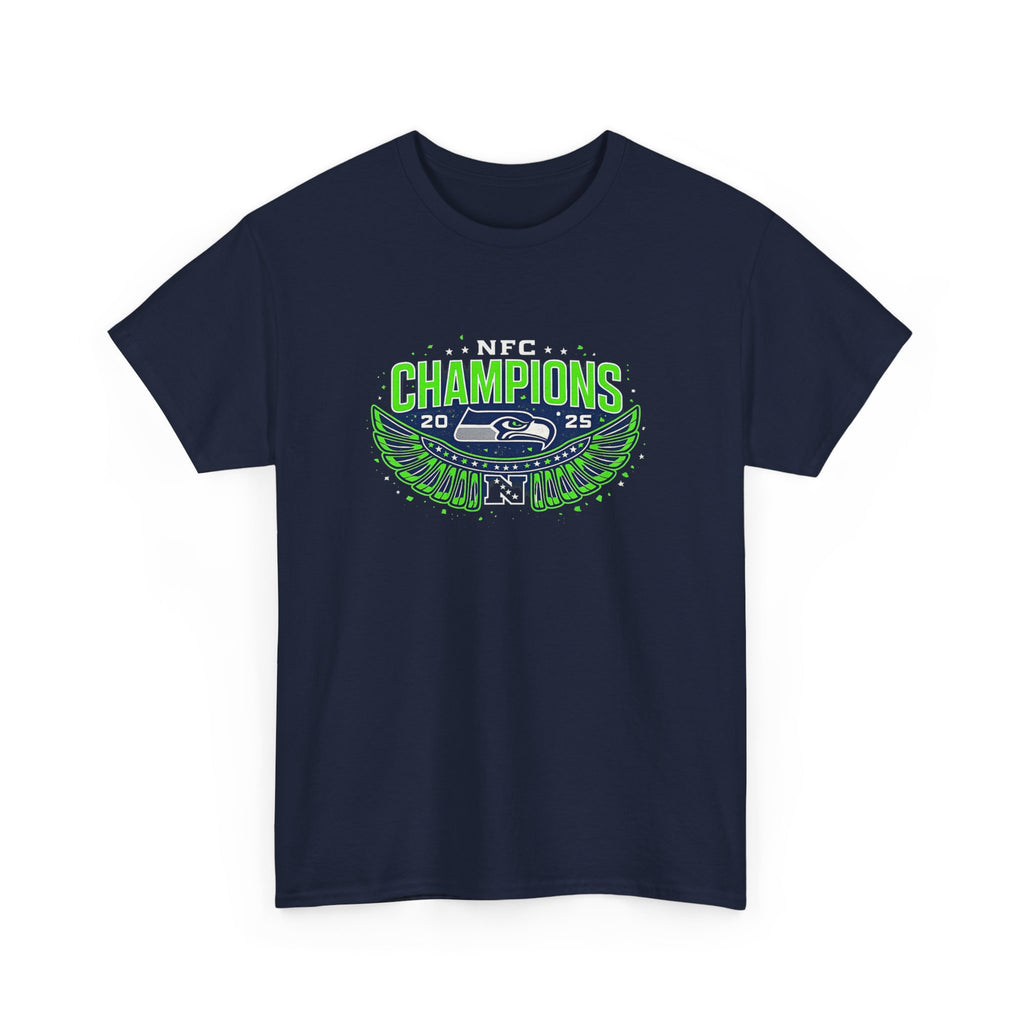 2025 NFC Champions Seahawks T-Shirt, Seattle Seahawks Champions T-Shirt S-5XL
