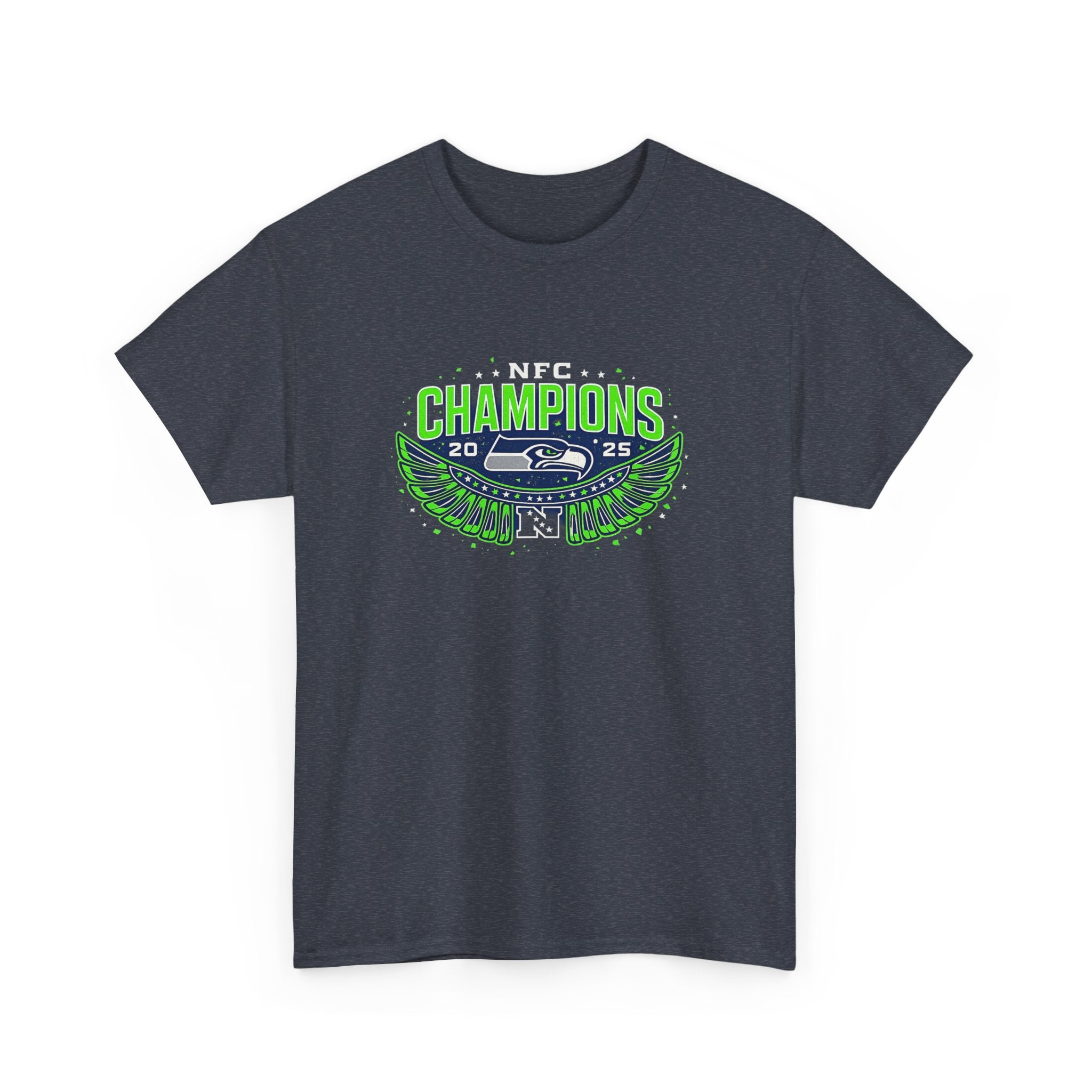 2025 NFC Champions Seahawks T-Shirt, Seattle Seahawks Champions T-Shirt S-5XL