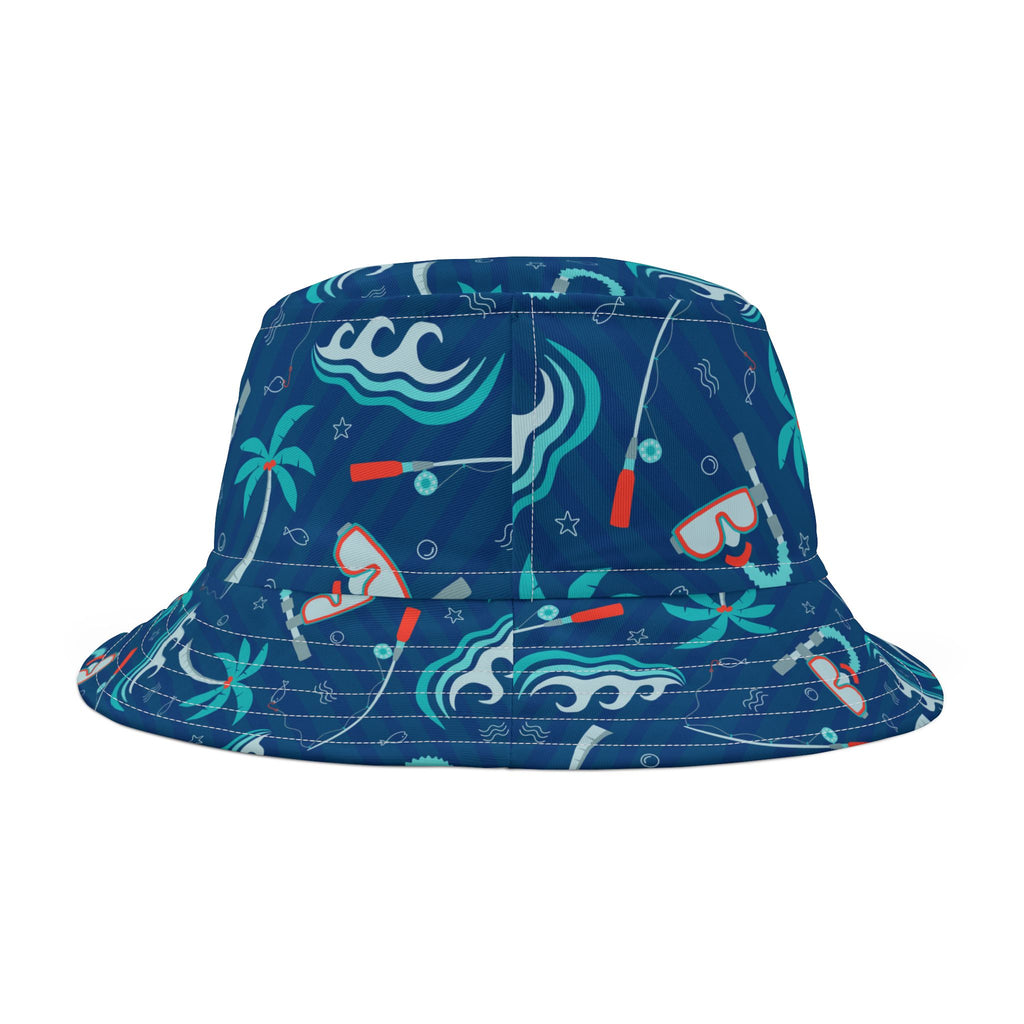 Summer Fun Bucket Hat, Fishing Bucket Hat, Beach Bucket Hat, Nautical Hat