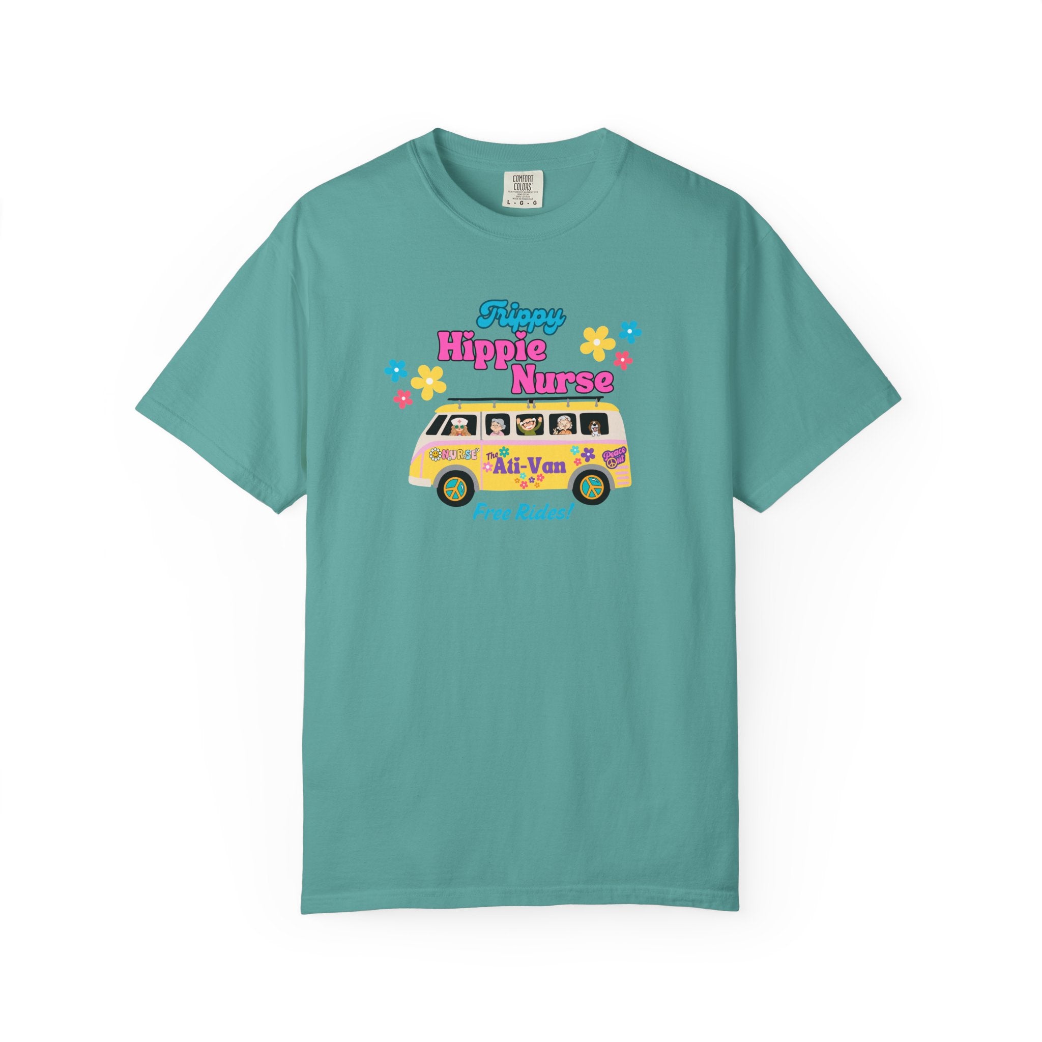 Funny Nurse T-Shirt, Ati-Van Ride, Unisex Tee, 100% Cotton, Nurse Gift, Soft Nurse T-Shirt
