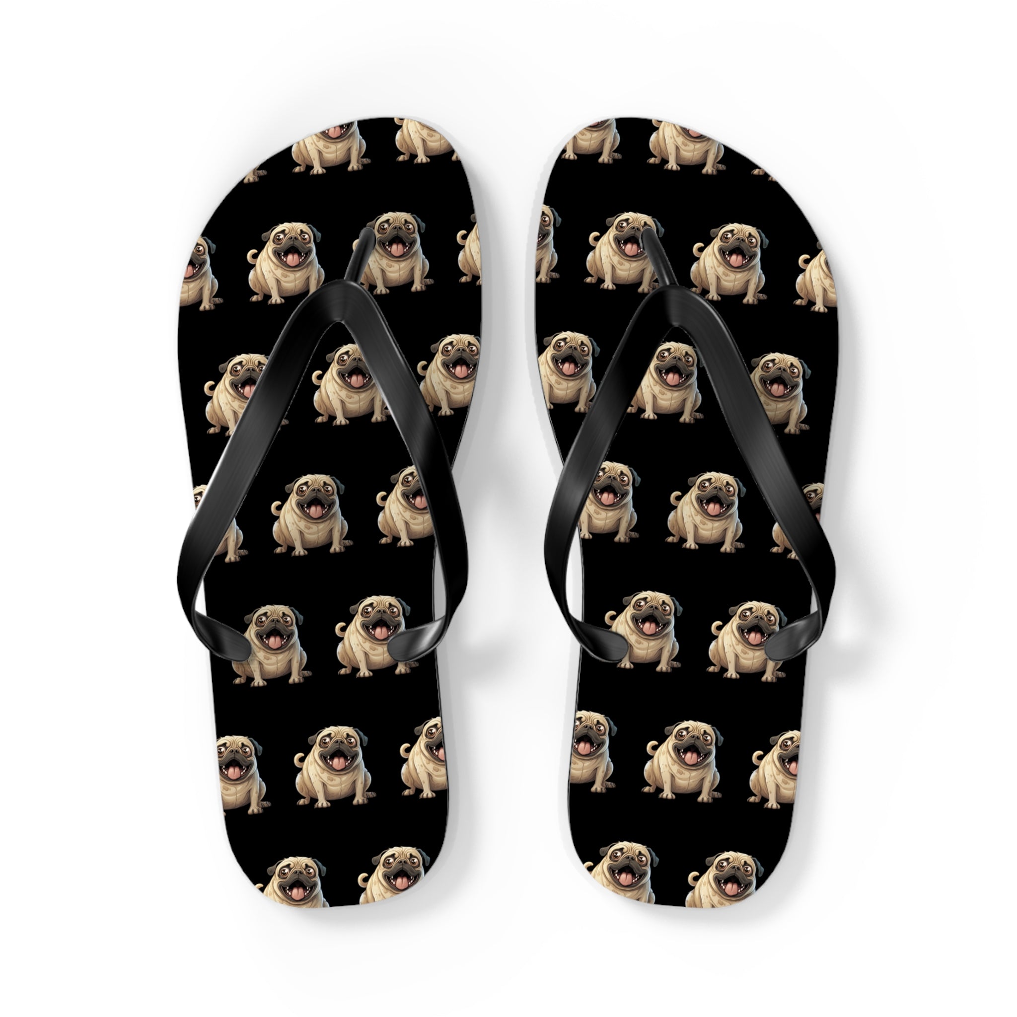 Laughing Pug, Flip Flops