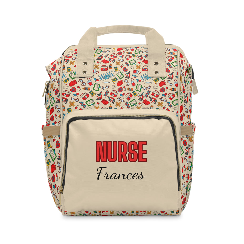 Custom Personalized Nurse Tote Bag, Personalized Travel Nurse Backpack, Nursing Bag, Medical Student Gift, RN Gift