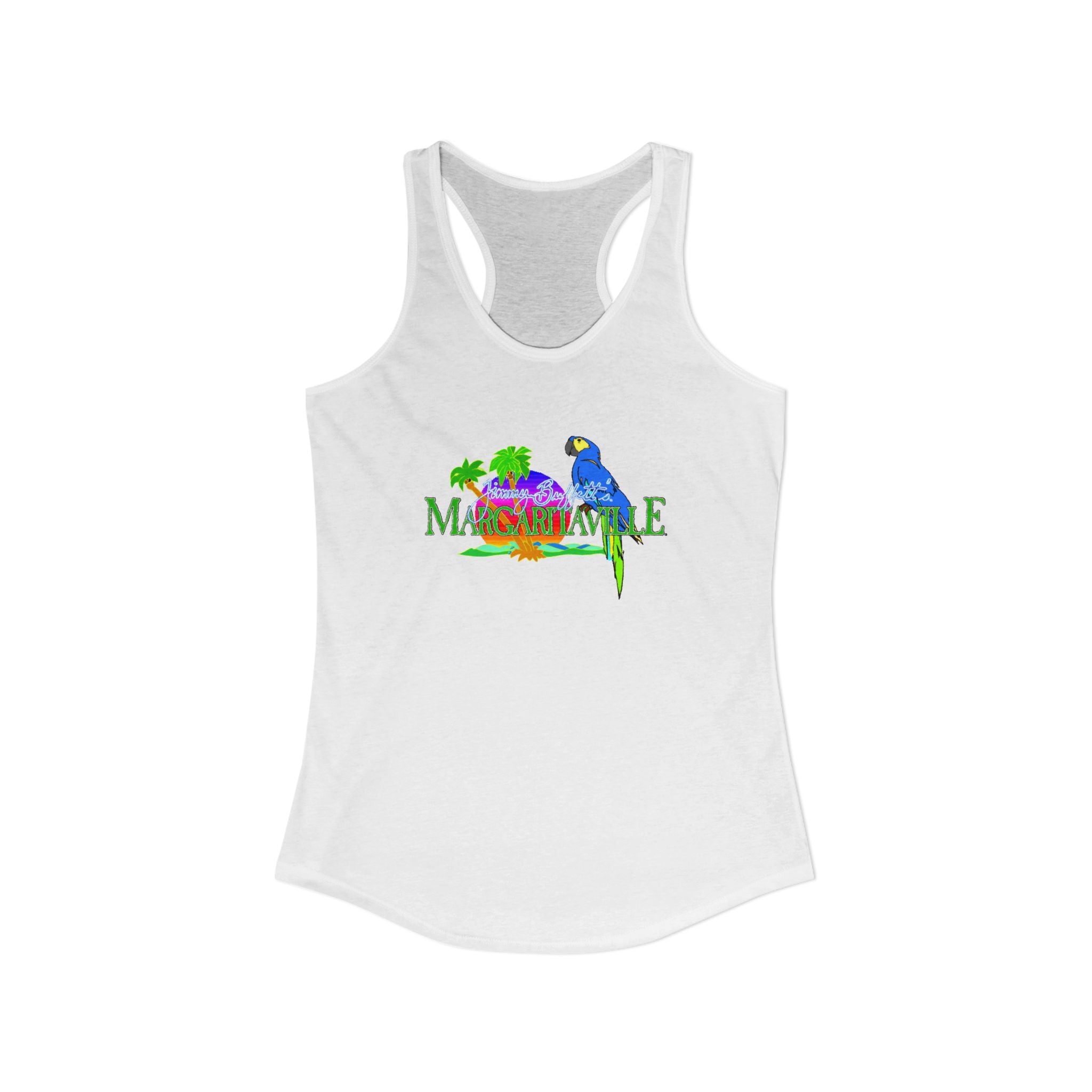 Margaritaville Racerback Tank Top - Paradise Vibe, Summer Essentials, Beachwear, Vacation Outfit, Resort Wear