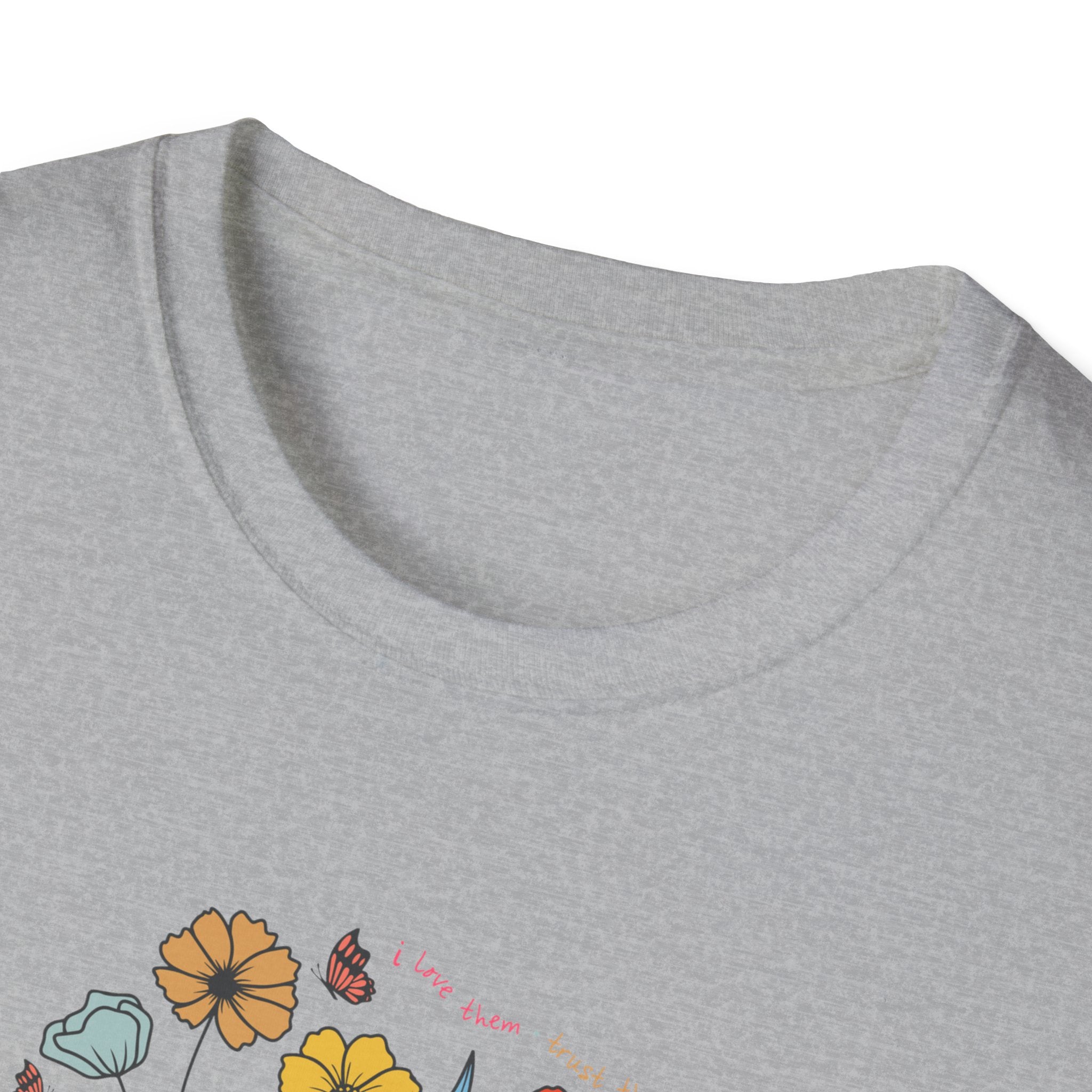 Floral Dog Mom T-Shirt, Cute Pet Lover Tee, Unisex Softstyle T-Shirt, Gifts for Dog Moms, Animal Lover Apparel