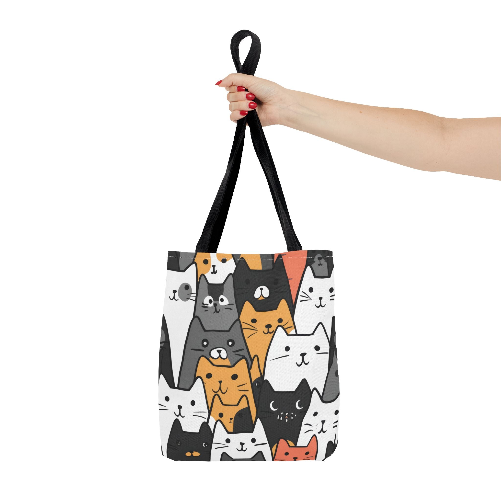 Cat Face Tote Bag, 3 Sizes