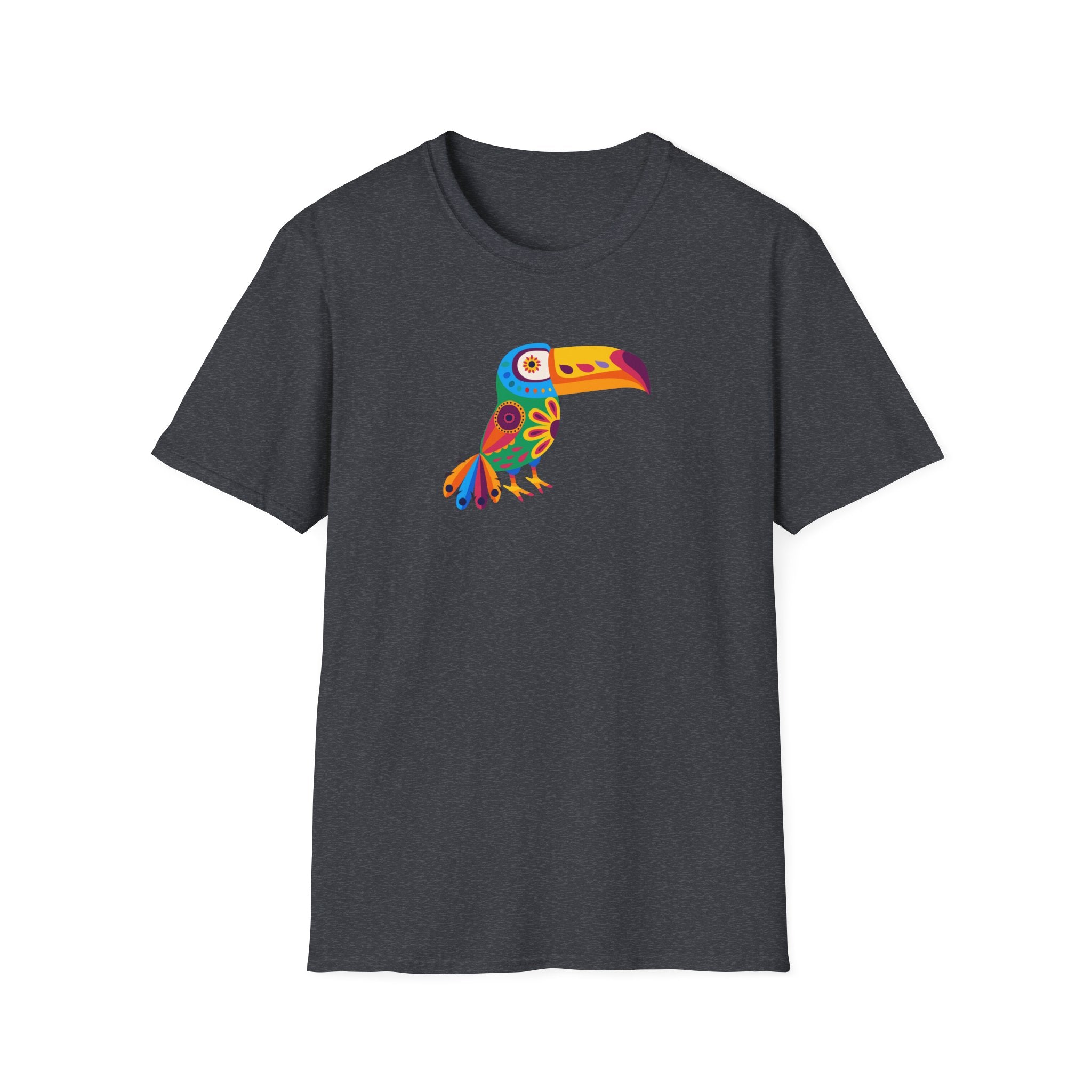 Colorful Toucan T-Shirt, Vibrant Animal Tee, Fun Summer Shirt, Nature Lover Gift, Unisex Graphic T-Shirt, Eco-Friendly Apparel