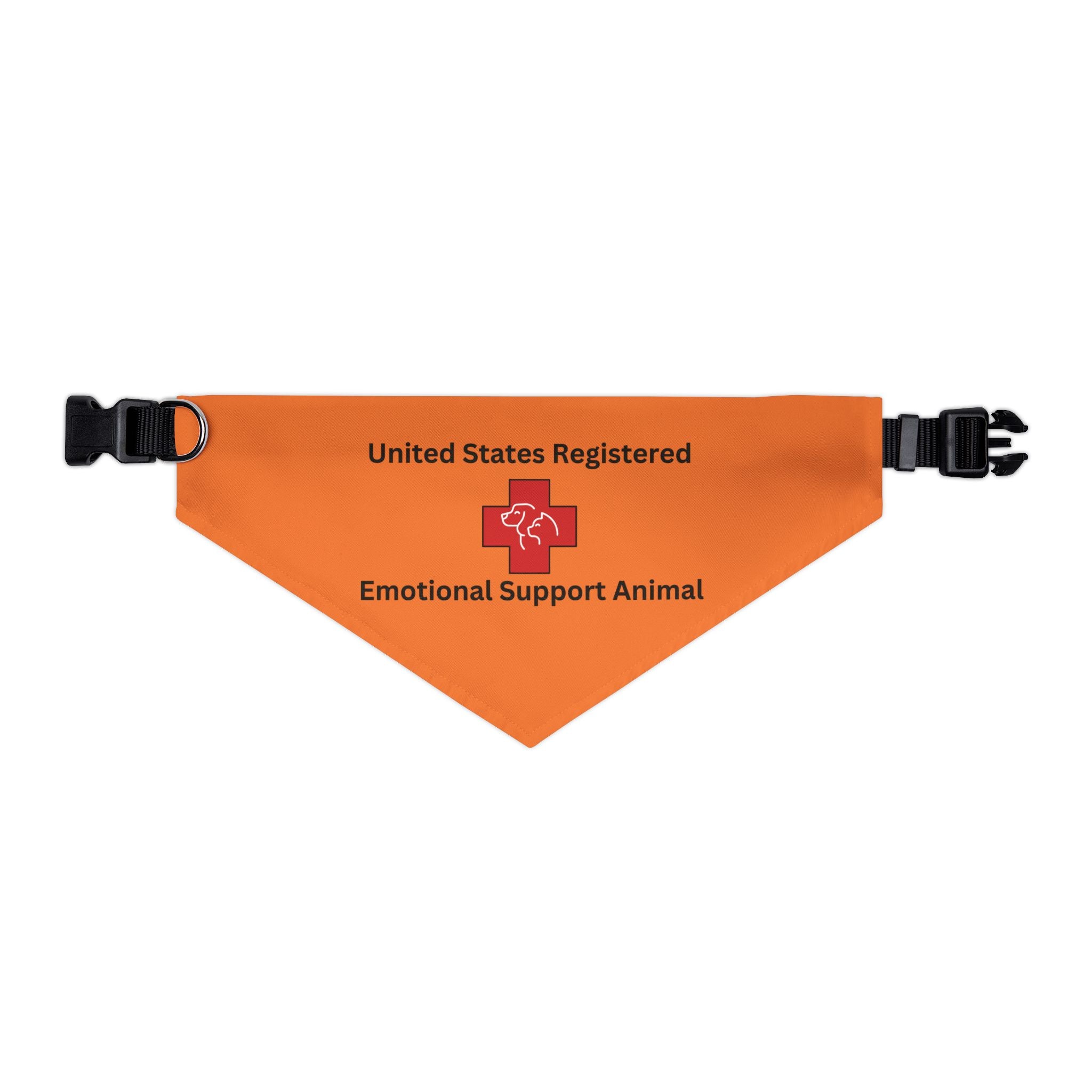 US Registred Emotional Support Animal Pet Bandana Collar, ESA Collar, ESA Identification,