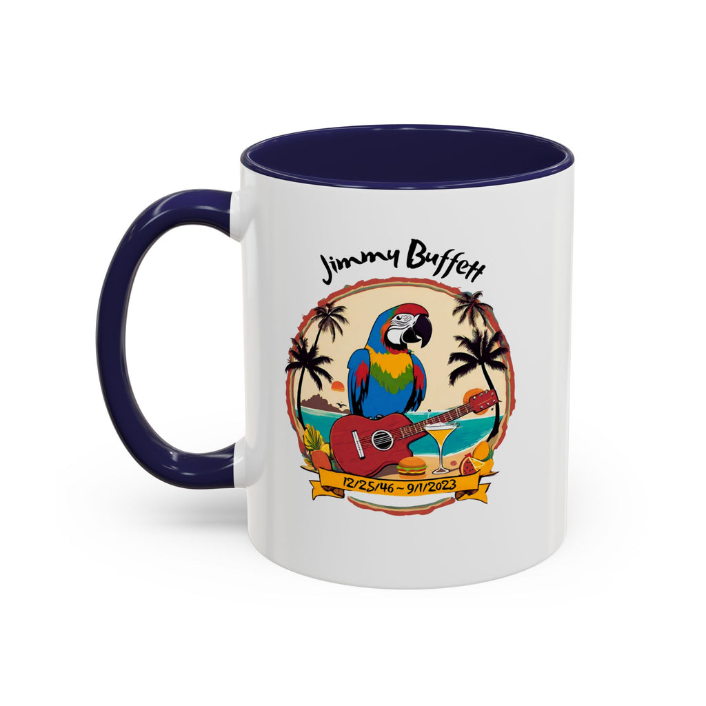 Jimmy Buffett Memorial Parrot Coffee Mug, 11oz