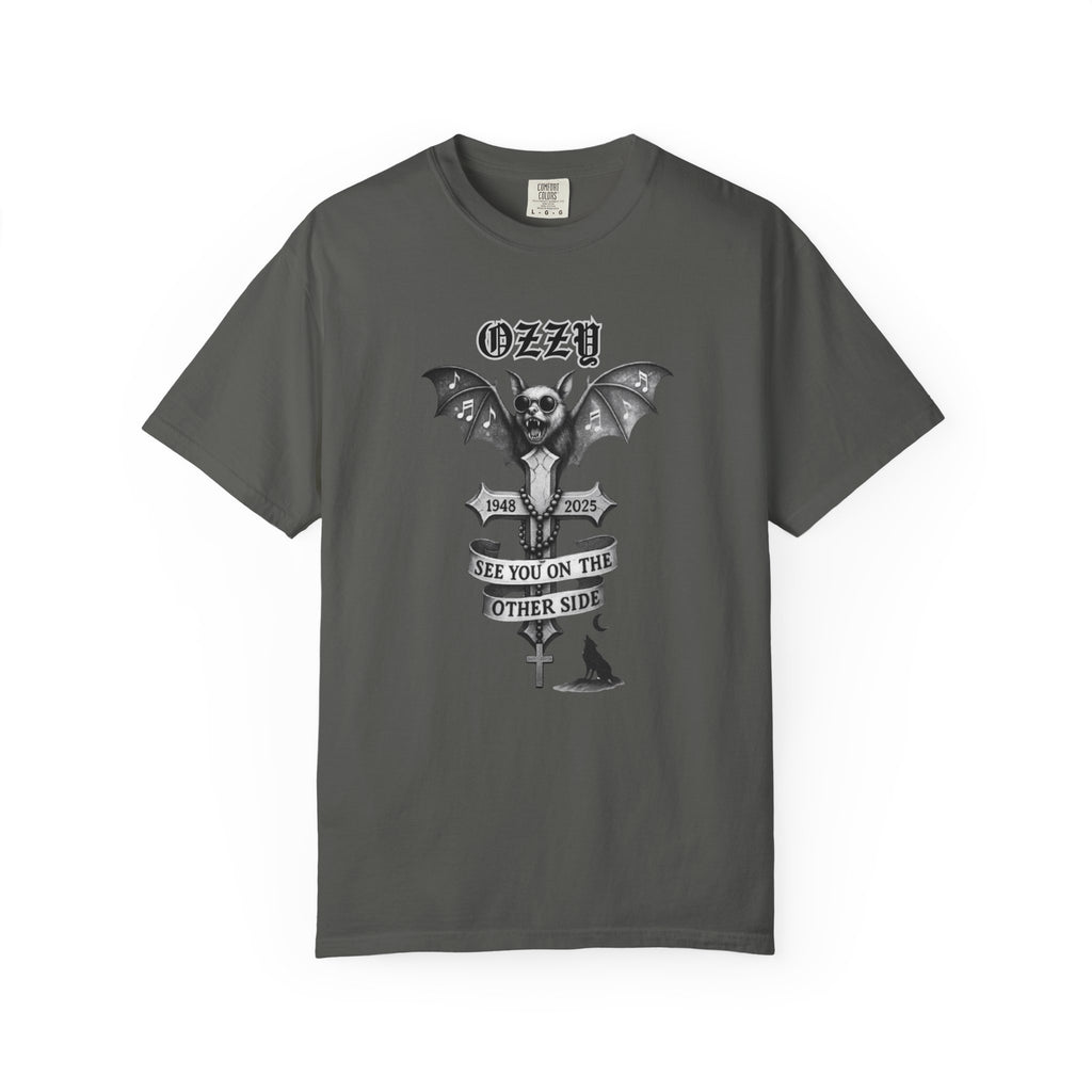 OZZY Bat Memorial T-Shirt, Memorial Blk Sabbath, Music Lover Tee, Ozzy Fan Shirt, Rock T-Shirt, Ozzy Unisex T-Shirts