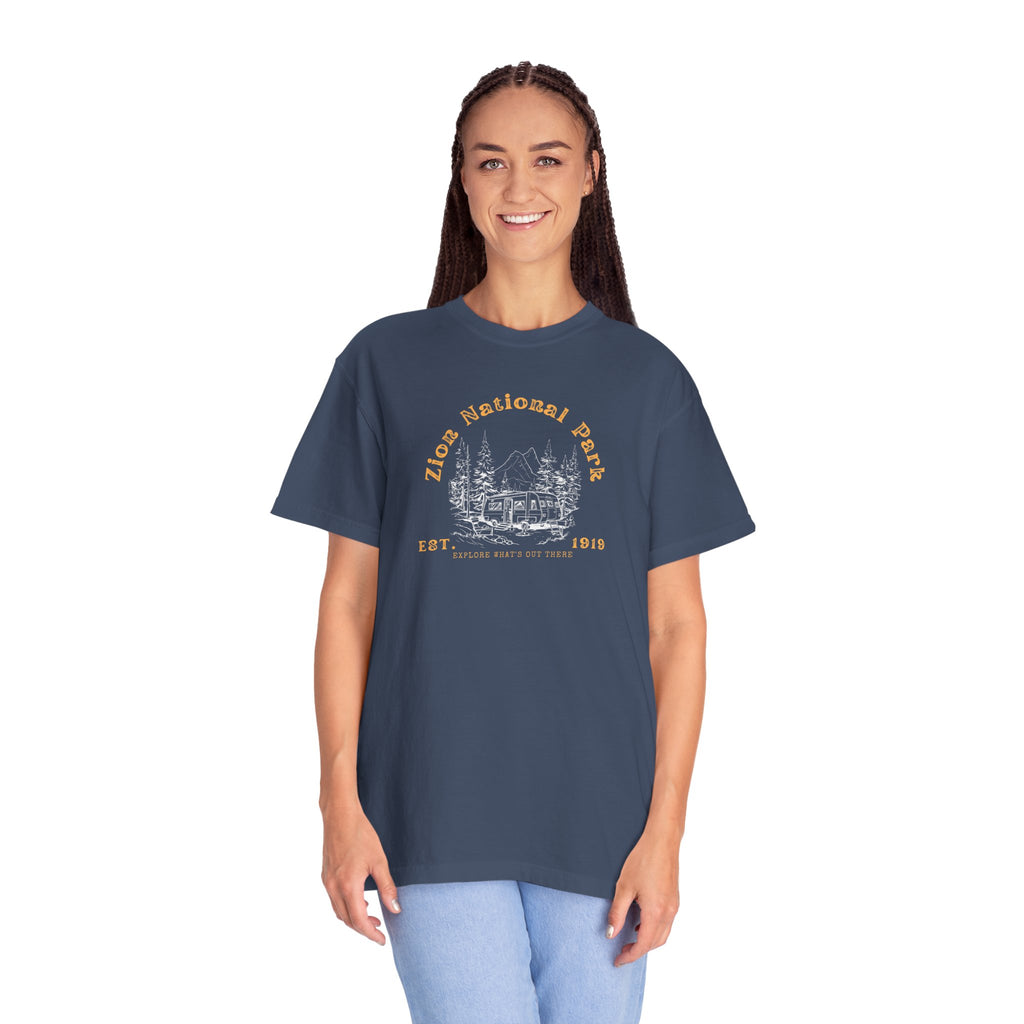 Zion National Park, RV Camping, Unisex T-shirt