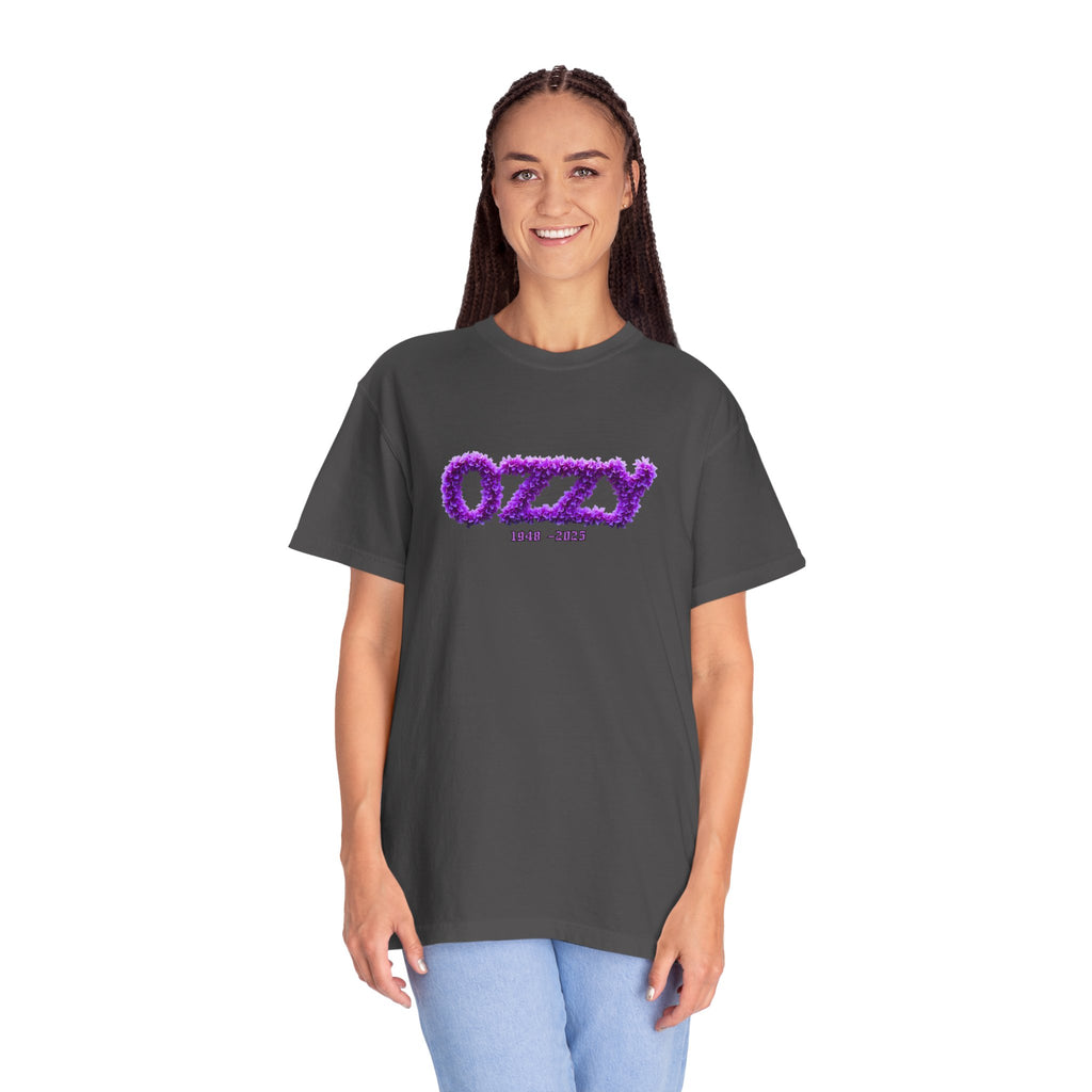 OZZY Memorial Flowers T-Shirt,  T-Shirt, Memorial Blk Sabbath, Music Lover Tee, Rock T-Shirt, OZZY Fan Shirt