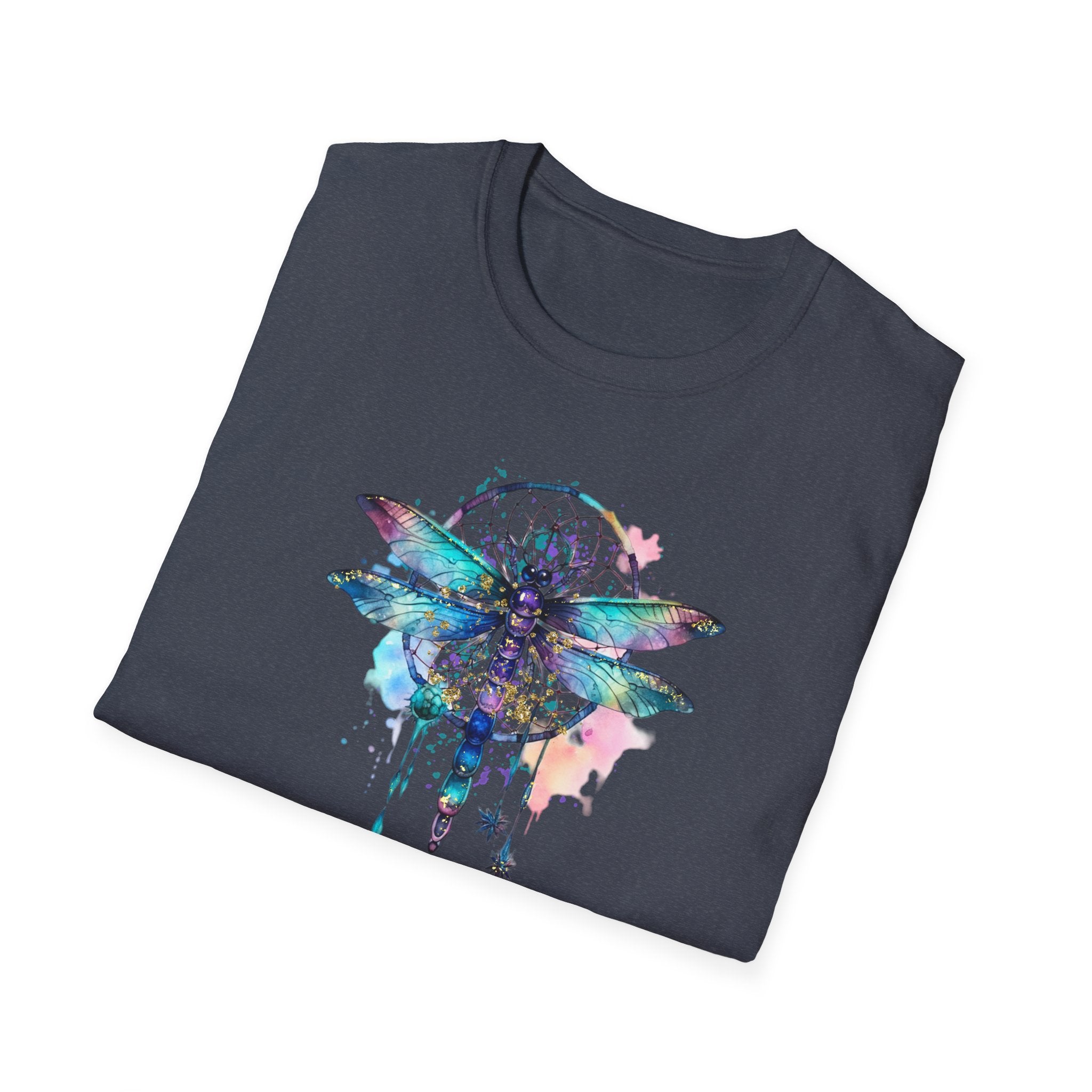 Dreamy Dragonfly T-Shirt, Bohemian Tee, Nature Lover Gift, Summer Outfit, Eco-friendly Apparel, Festival Wear, Unique Graphic Tee