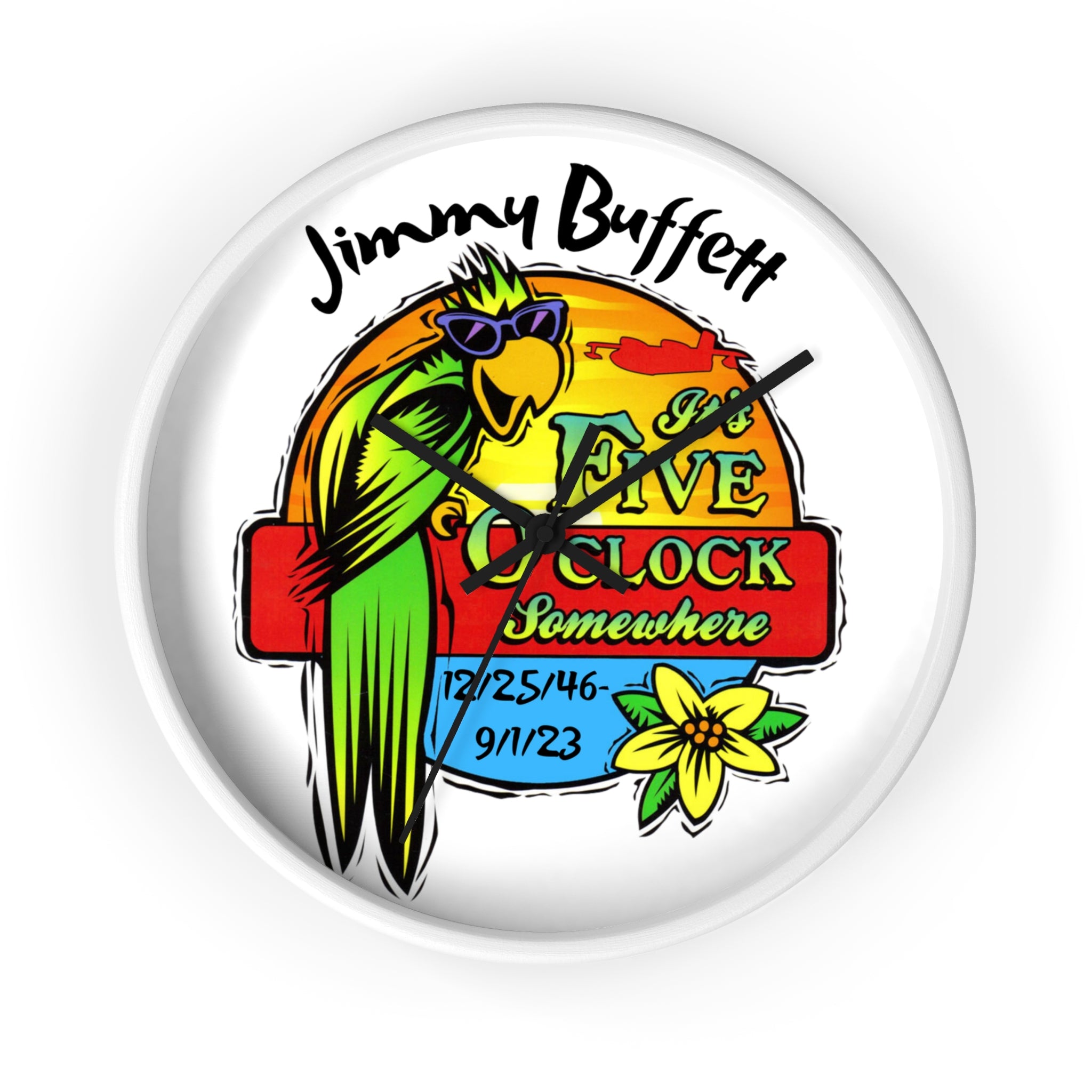 Jimmy Buffett, 5 O'Clock Somewhere, Wall Clock