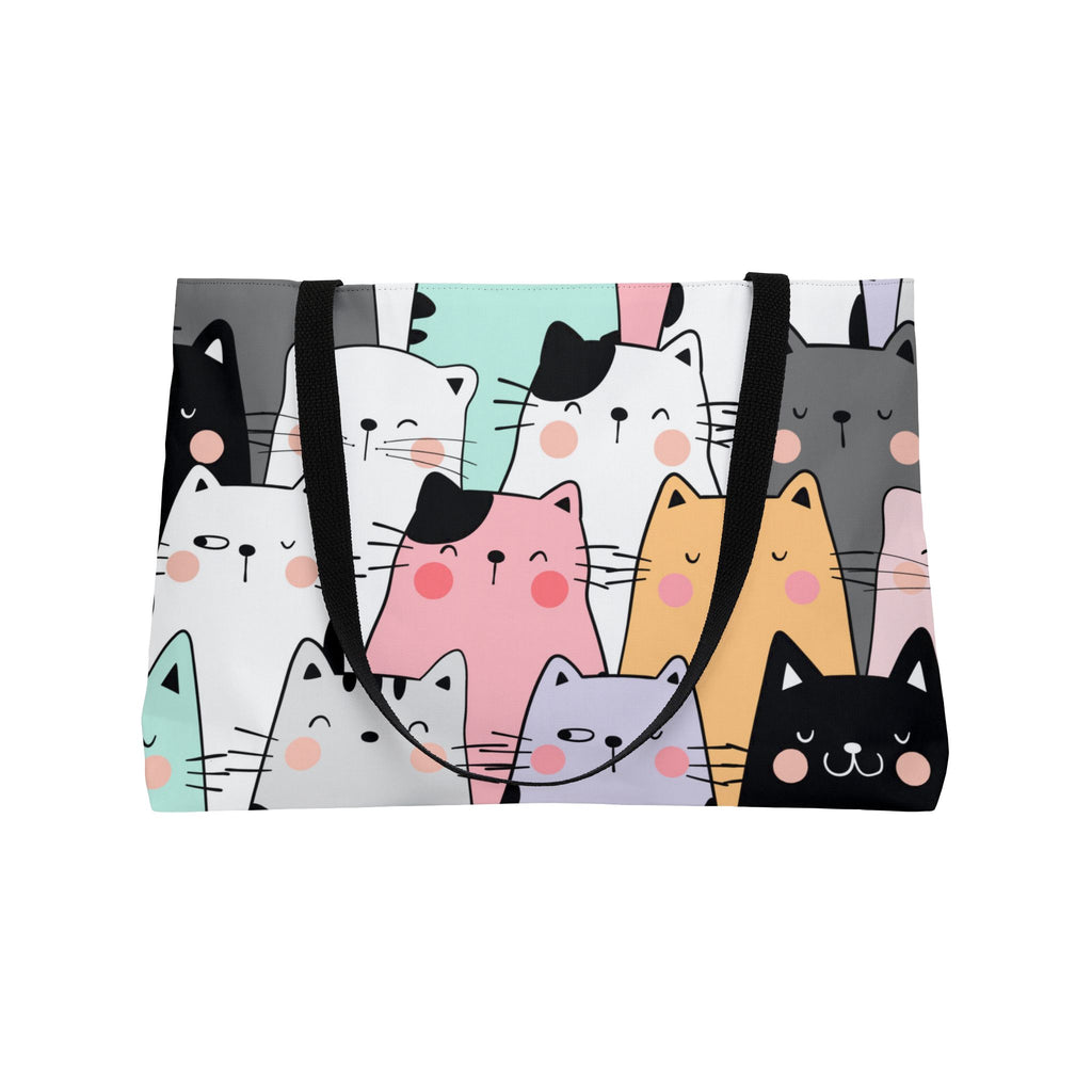 Colorful Cats Weekender Tote Bag