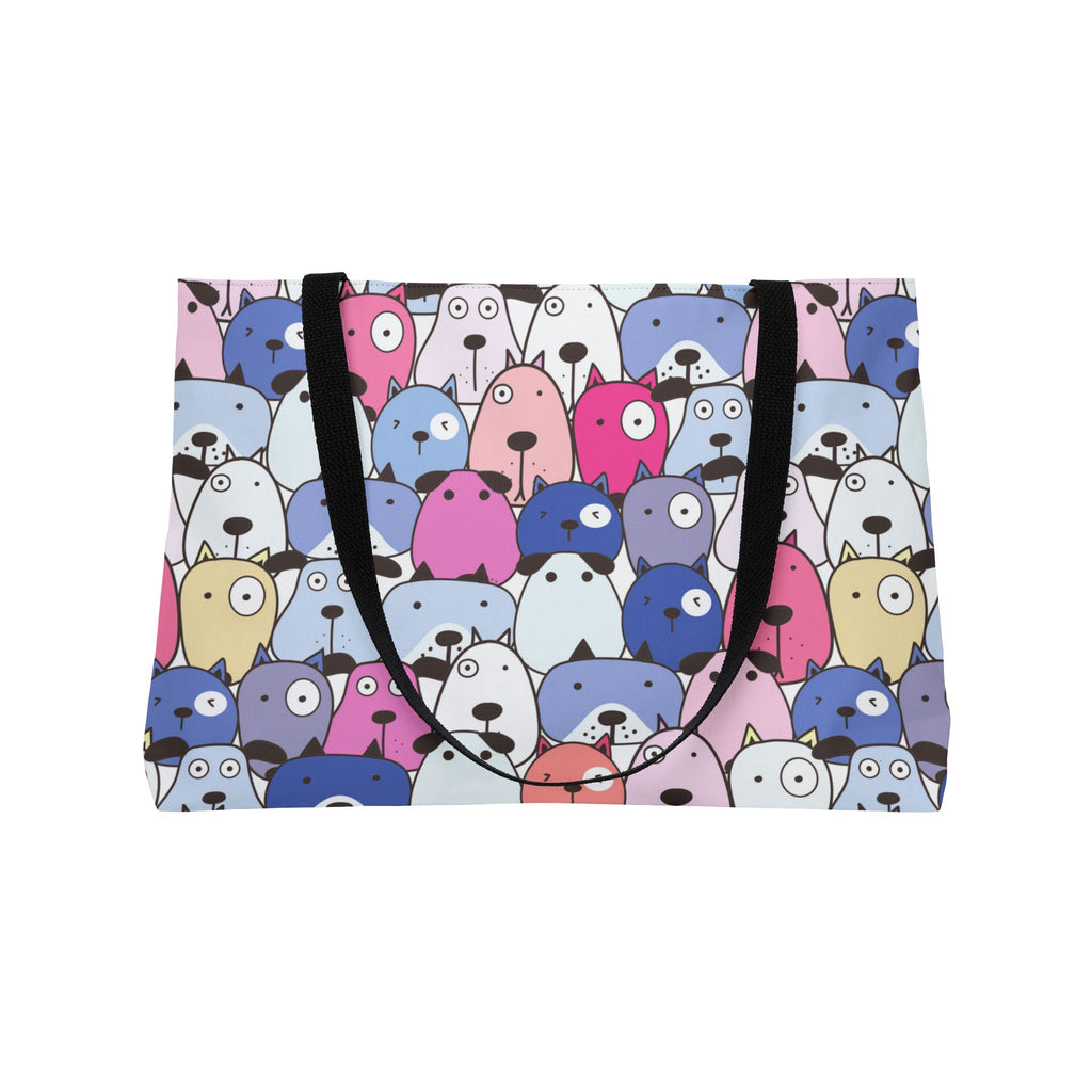 Pastel Pups Weekender Tote Bag
