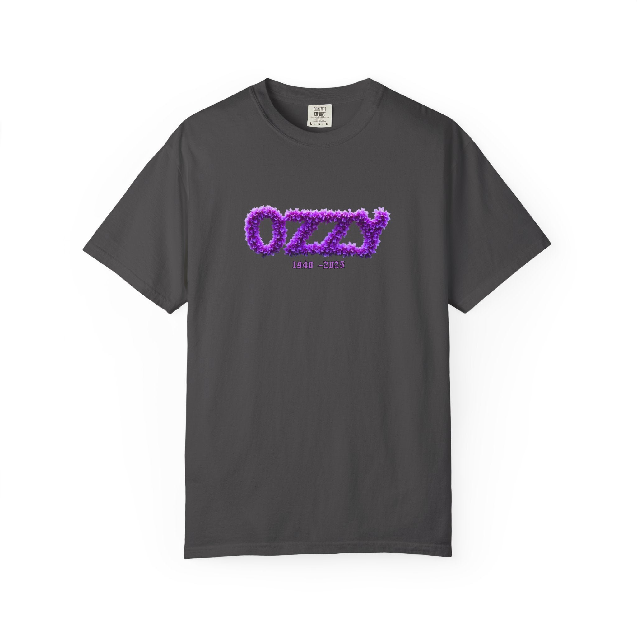 OZZY Memorial Flowers T-Shirt,  T-Shirt, Memorial Blk Sabbath, Music Lover Tee, Rock T-Shirt, OZZY Fan Shirt