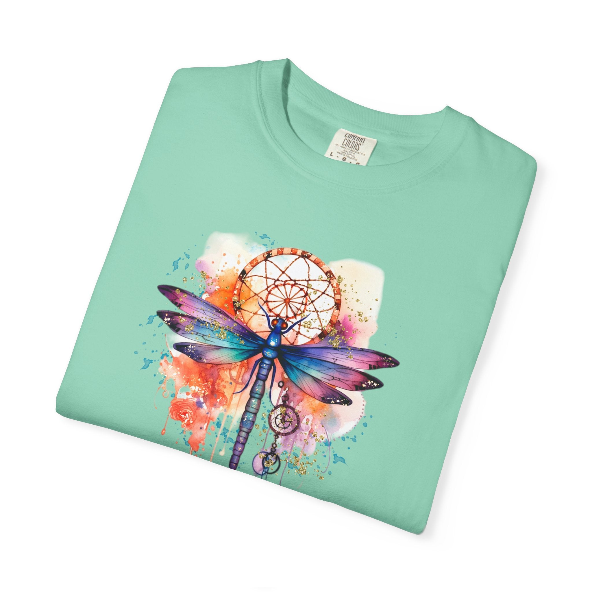 Rainbow Dragonfly Dreamcatcher T-Shirt for Men and Women