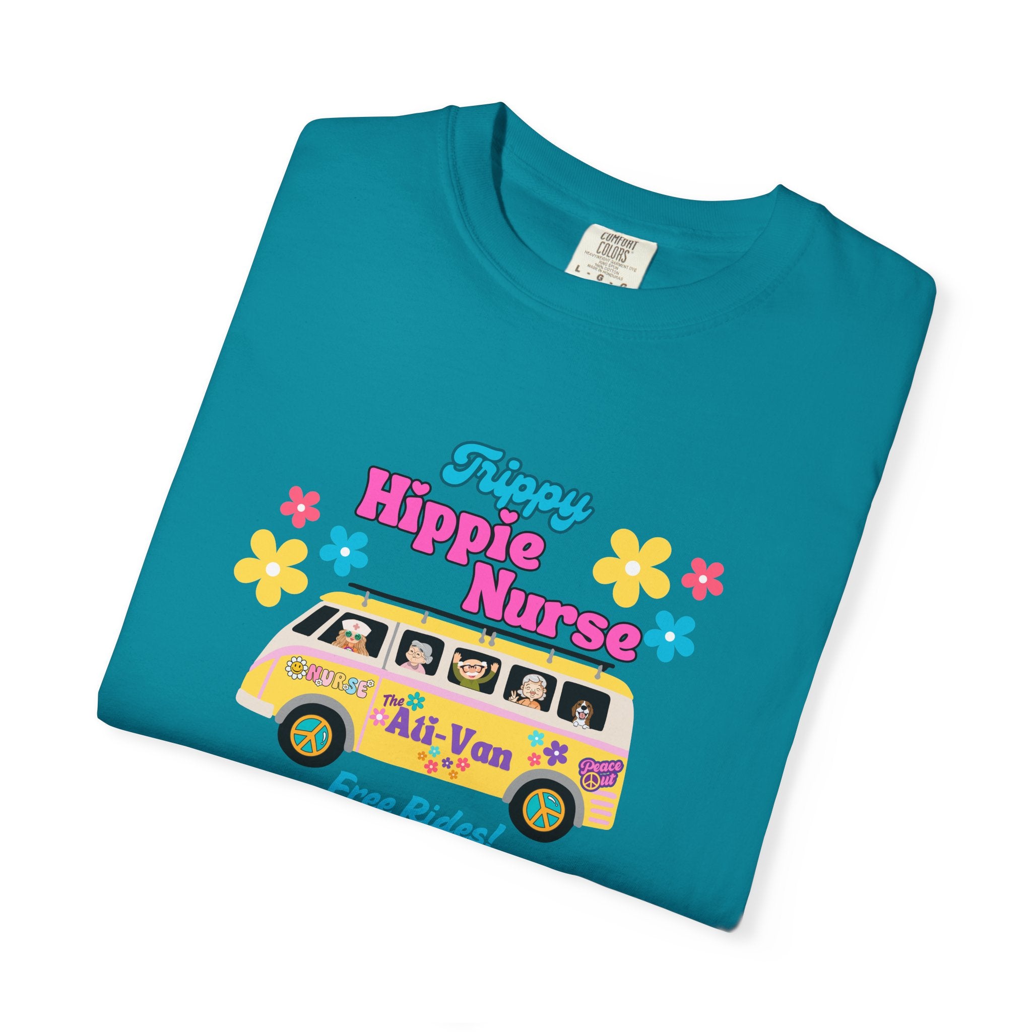 Trippy Hippie Nurse Unisex T-shirt, Funny Nurse Shirt