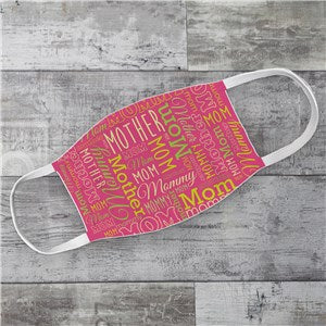 #1 NO PERS Mom Adult Face Mask