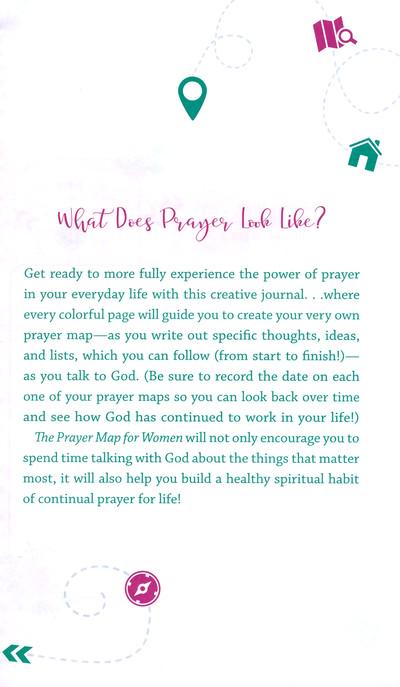 The Prayer Map for Women, 156-Page Spiral-Bound Prayer Journal, Faith-Based Guided Devotional Journal